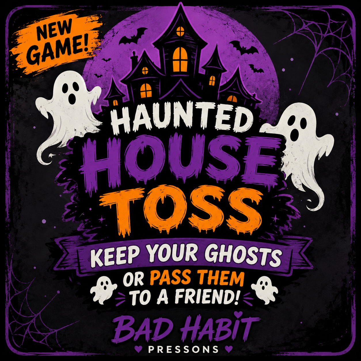 Haunted house toss