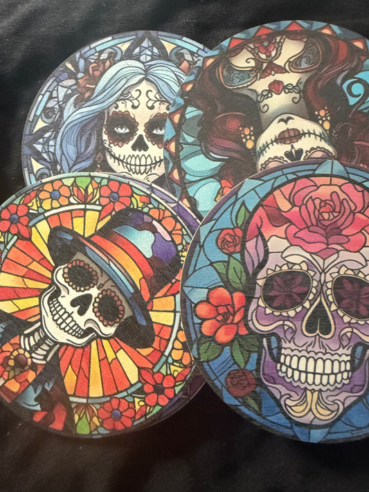 Game coaster set mystery